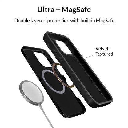 Black Marble iPhone Case