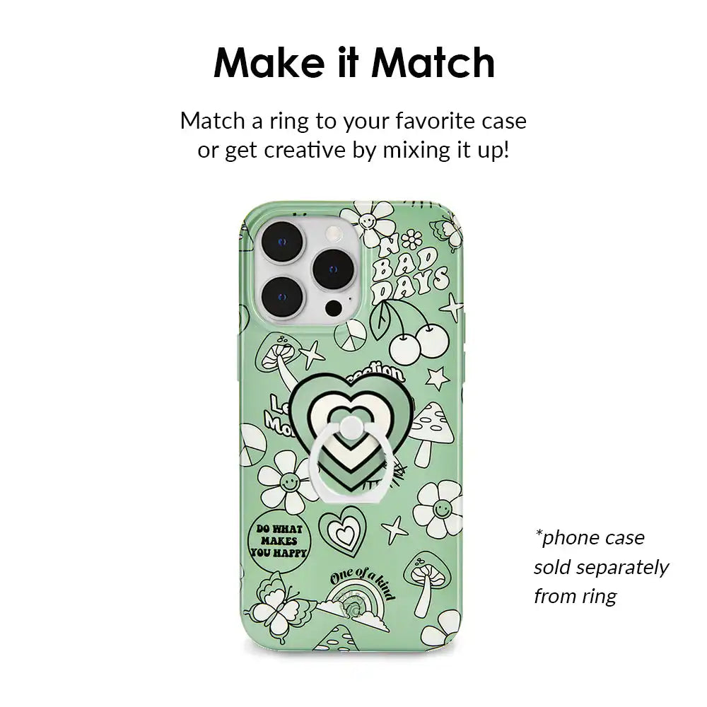 Good Vibes Matcha Phone Ring