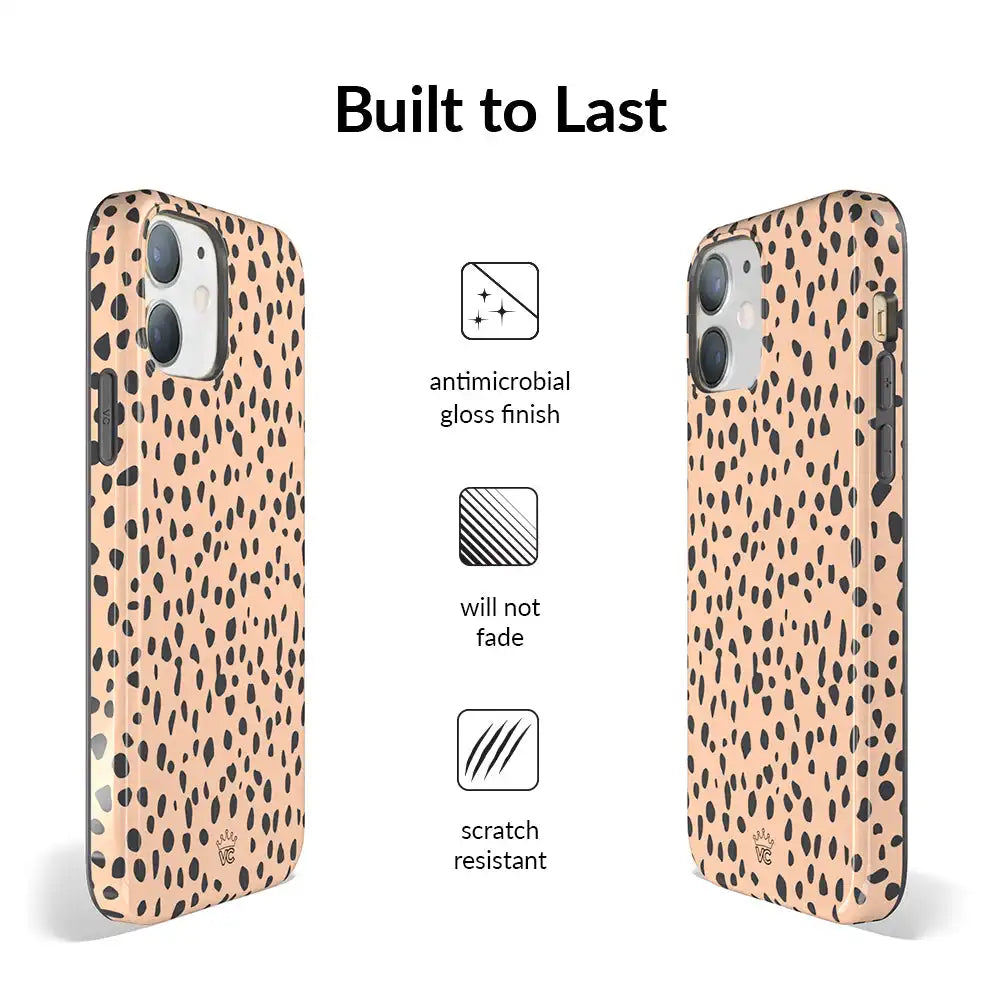 Spotted Nude Cheetah iPhone Case