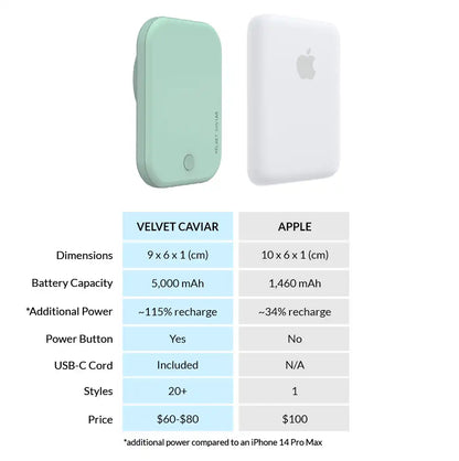 Mint Portable MagSafe Charger Power Pack