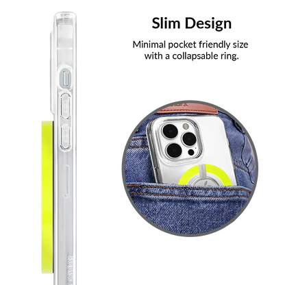 Neon Yellow MagSafe Grip Ring