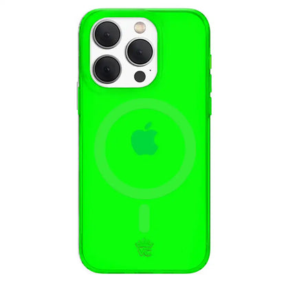 Neon Green Clear iPhone Case