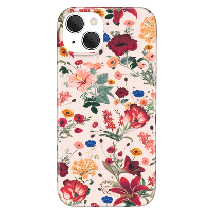 Nude Vintage Floral iPhone Case