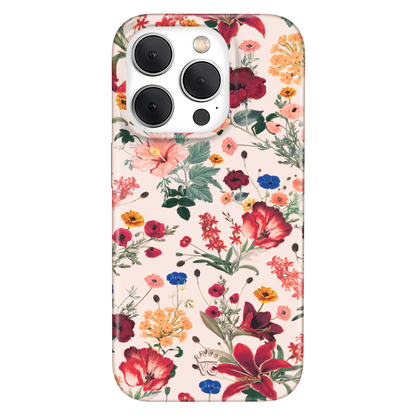 Nude Vintage Floral iPhone Case