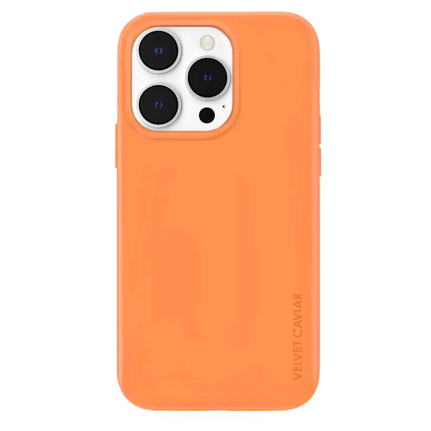 Bright Orange Silicone iPhone Case