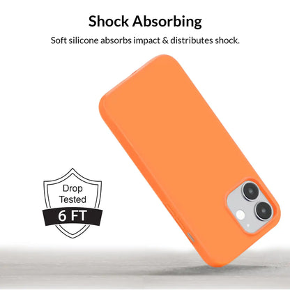 Bright Orange Silicone iPhone Case