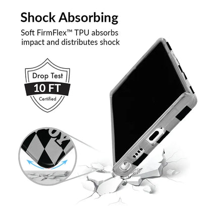 Playboy Checkmate Clear Samsung Case