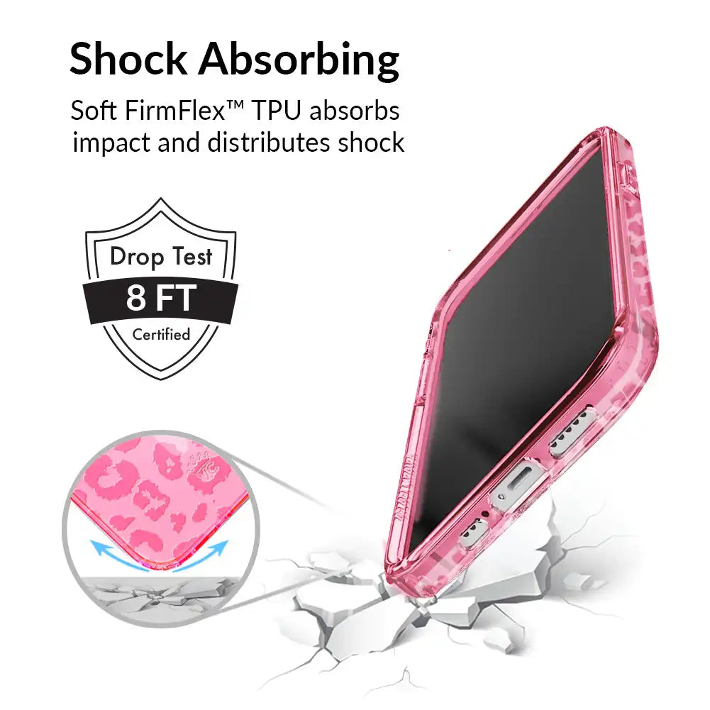Candy Pink Leopard iPhone Case