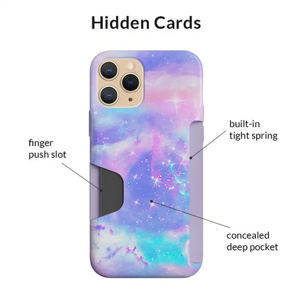 Pastel Galaxy iPhone Wallet Case