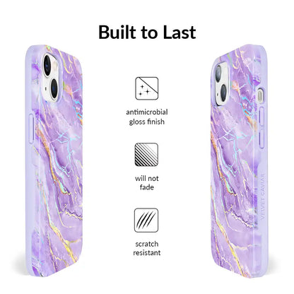 Purple Holo Moonstone iPhone Case