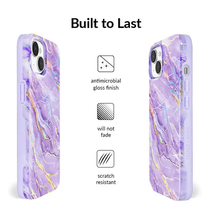 Purple Holo Moonstone iPhone Case