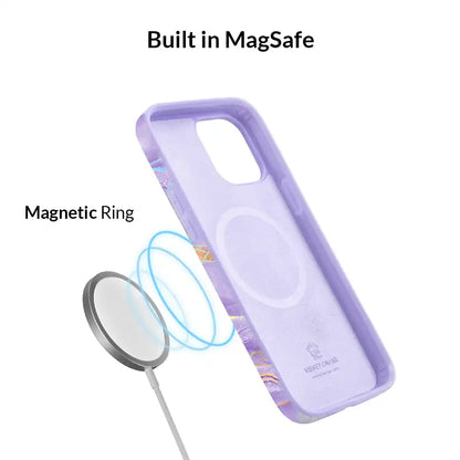 Purple Holo Moonstone iPhone Case