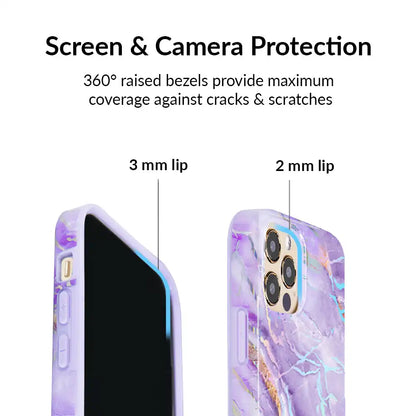 Purple Holo Moonstone iPhone Case