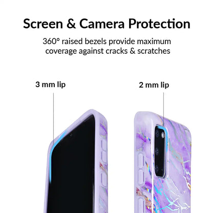 Purple Holo Moonstone Samsung Case