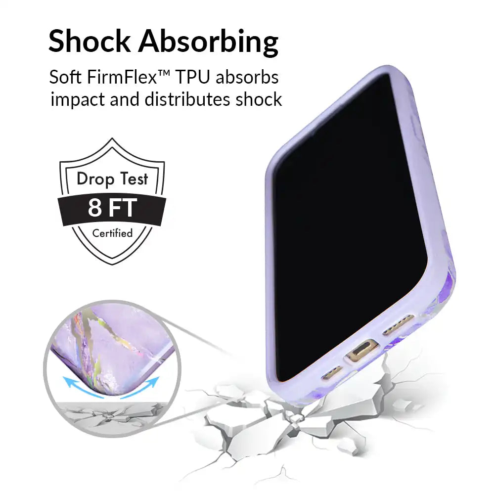 Purple Holo Moonstone iPhone Case