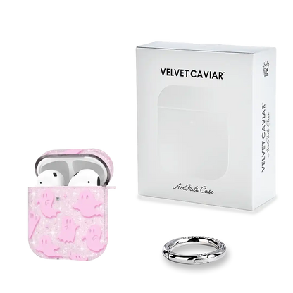 Ghosted Pink Glitter AirPod Case