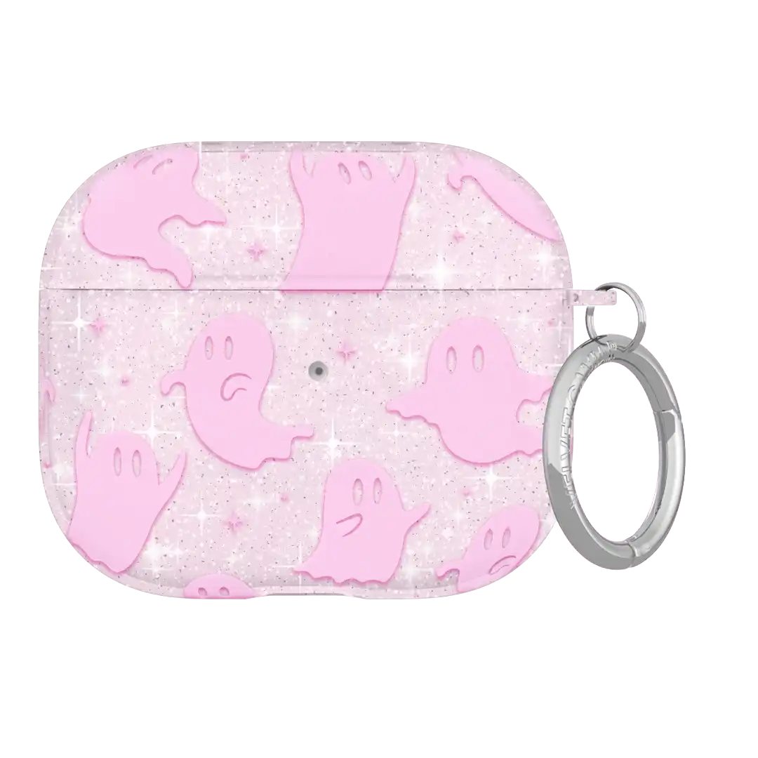 Ghosted Pink Glitter AirPod Case
