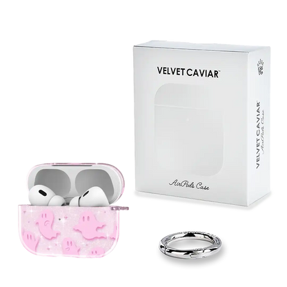Ghosted Pink Glitter AirPod Case