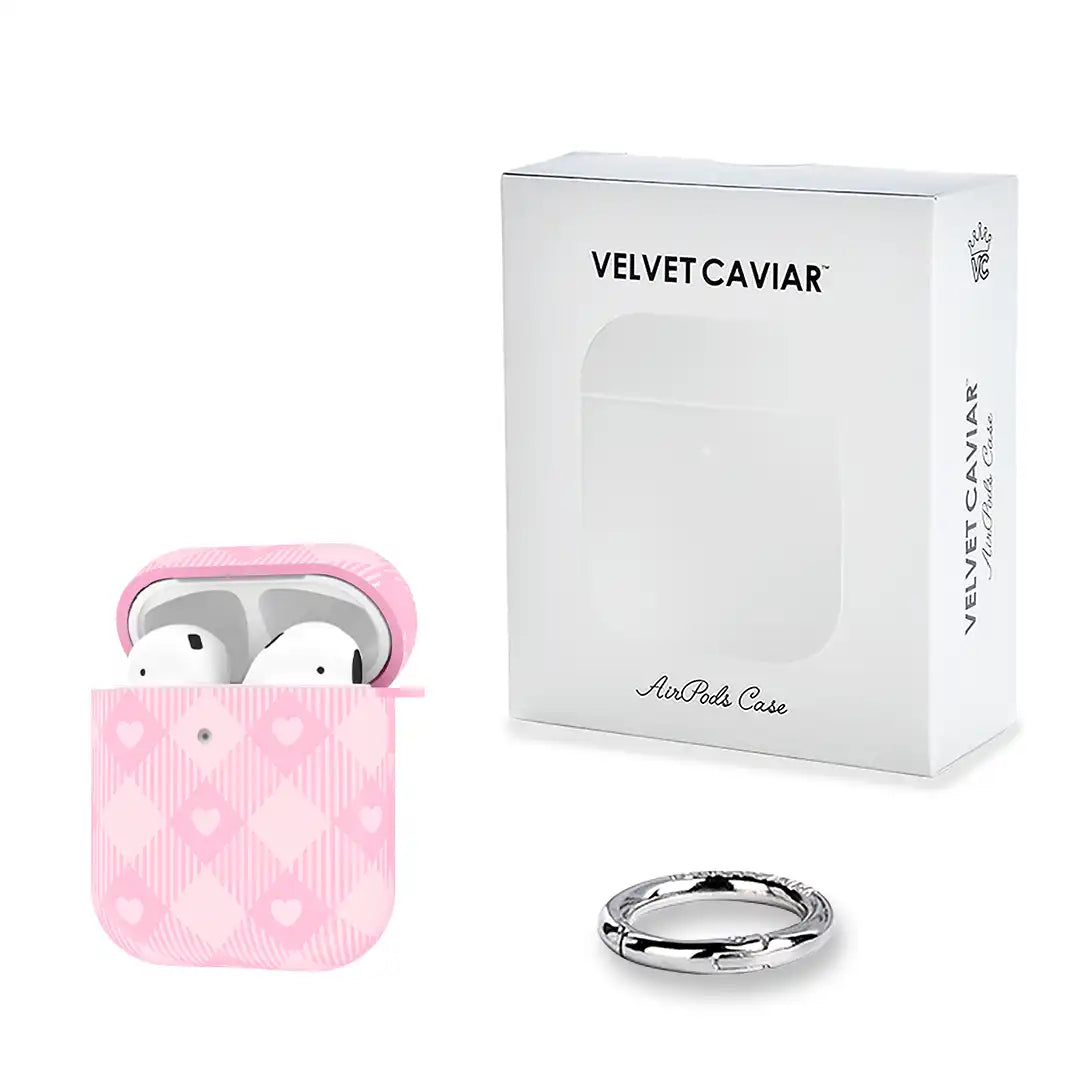 Dolly Pink Gingham AirPod Case
