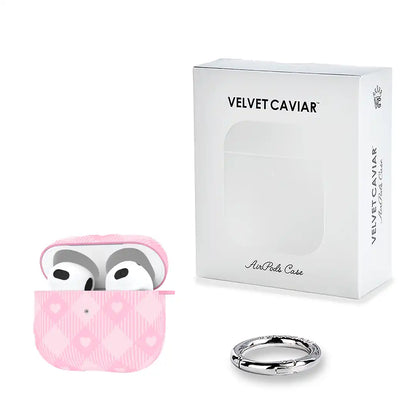 Dolly Pink Gingham AirPod Case