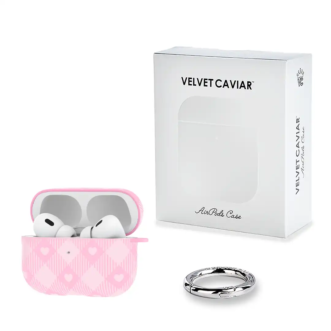Dolly Pink Gingham AirPod Case