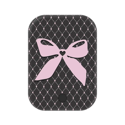 Lacy Pink Bows Portable MagSafe Charger Power Pack