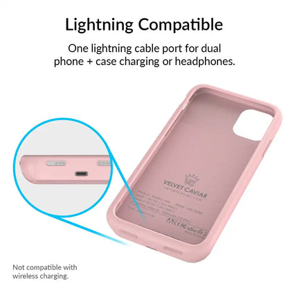 Pink iPhone Charging Case
