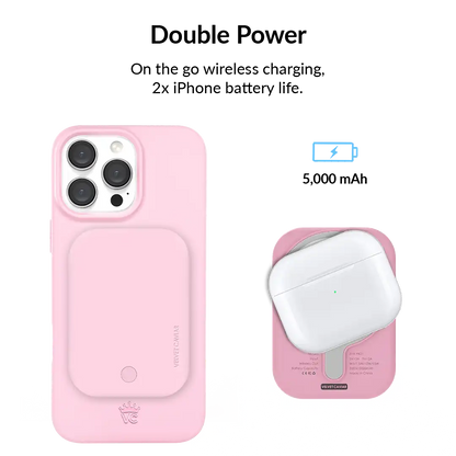 Strawberry Milk Portable MagSafe Charger Power Pack