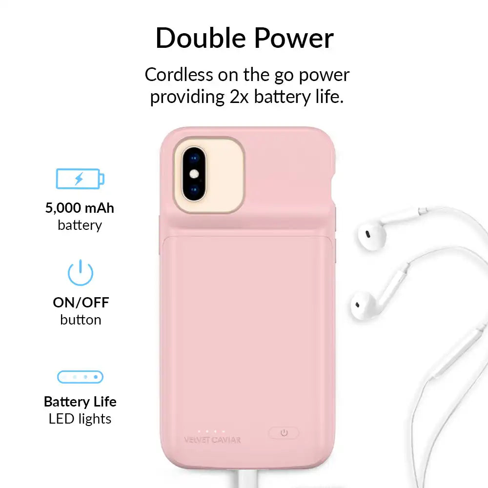 Pink iPhone Charging Case