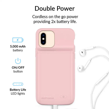 Pink iPhone Charging Case