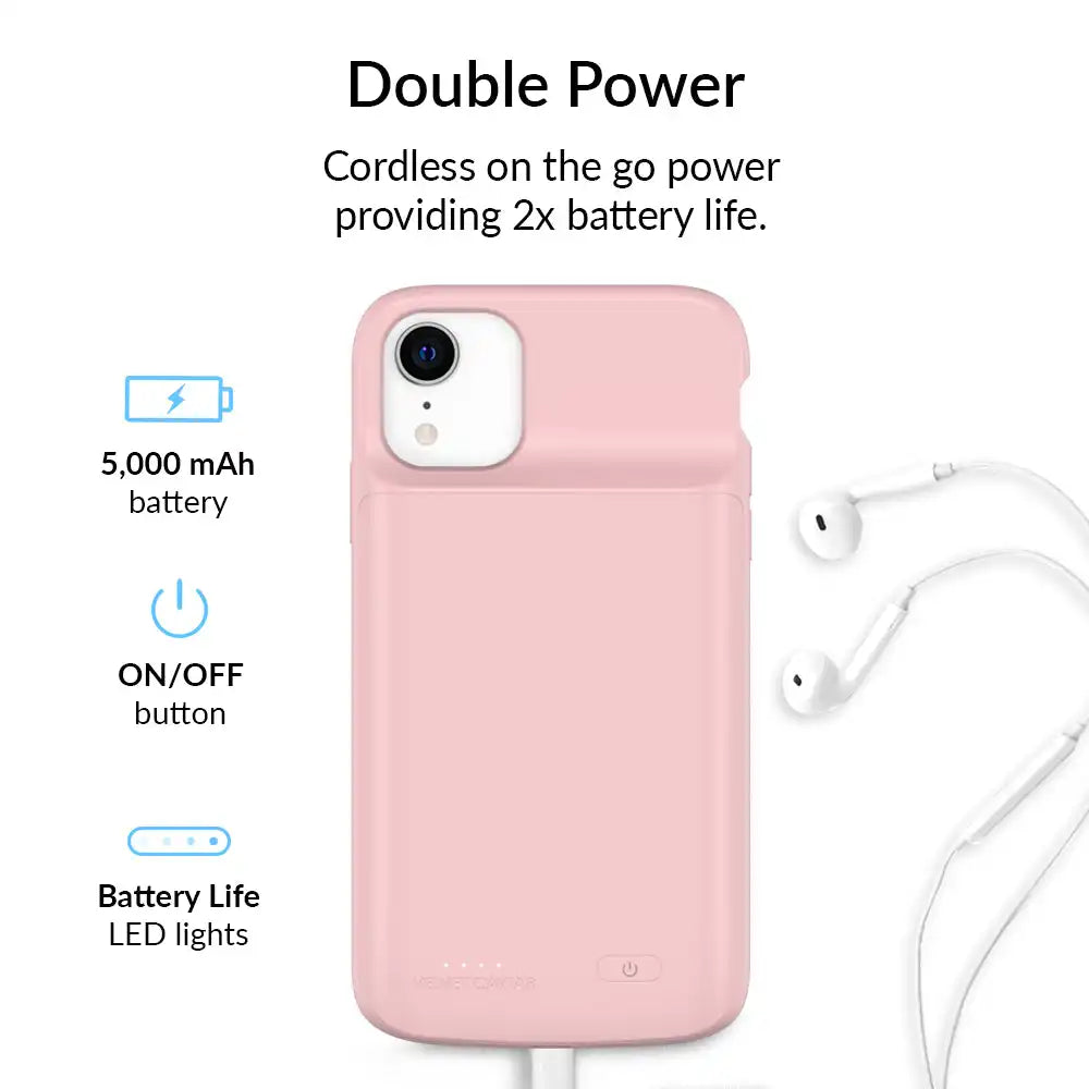 Pink iPhone Charging Case