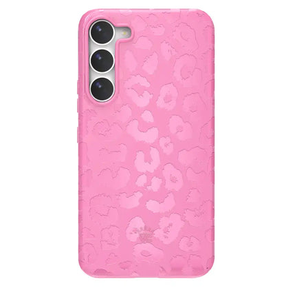 Hot Pink Leopard Samsung Case