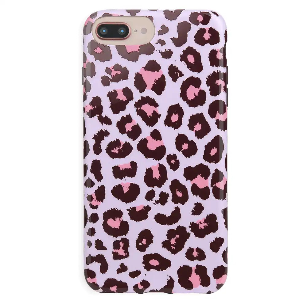Purrfect Pink Leopard iPhone Case