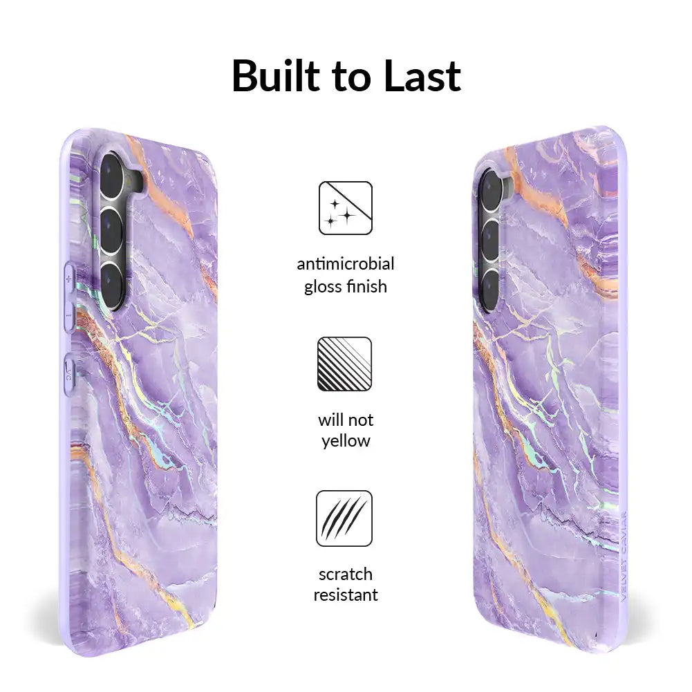 Purple Holo Moonstone Samsung Case