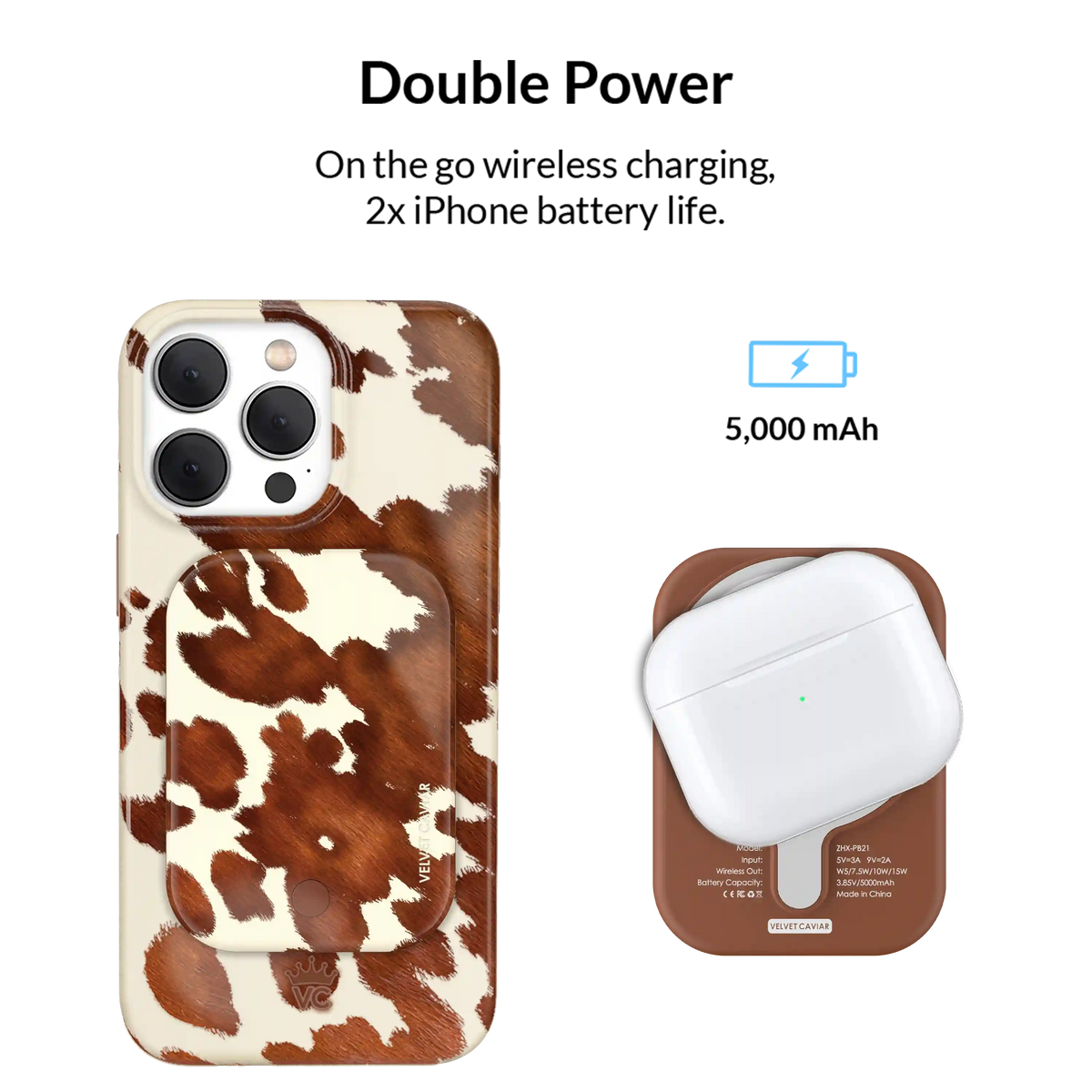Cocoa Cow Portable MagSafe Charger Power Pack