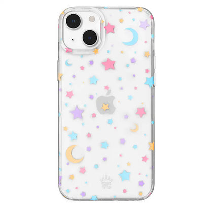 Pastel Starry Night Clear iPhone Case