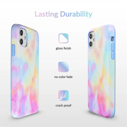Pastel Tie Dye iPhone Case