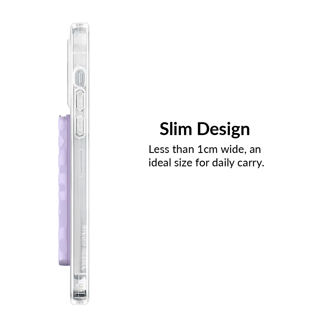 Lilac Leopard MagSafe Wallet