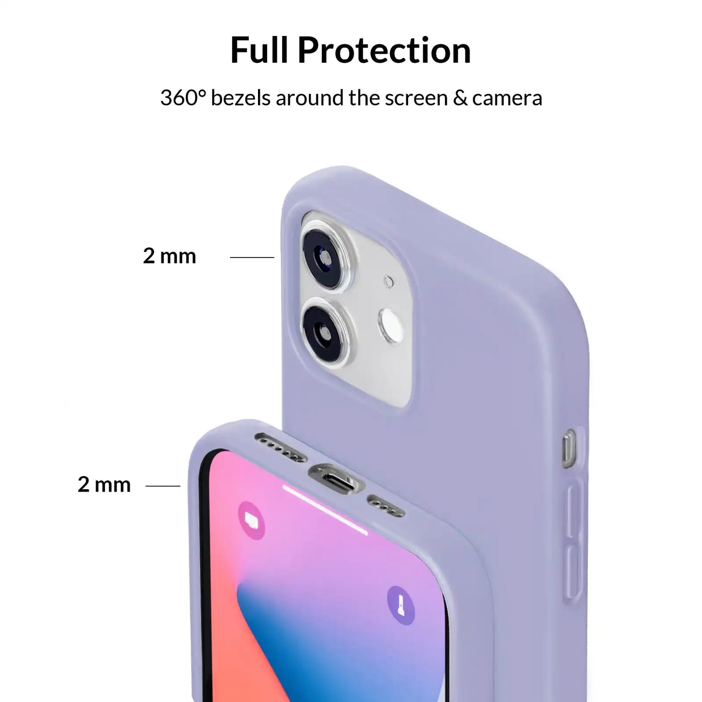 Purple Silicone iPhone Case