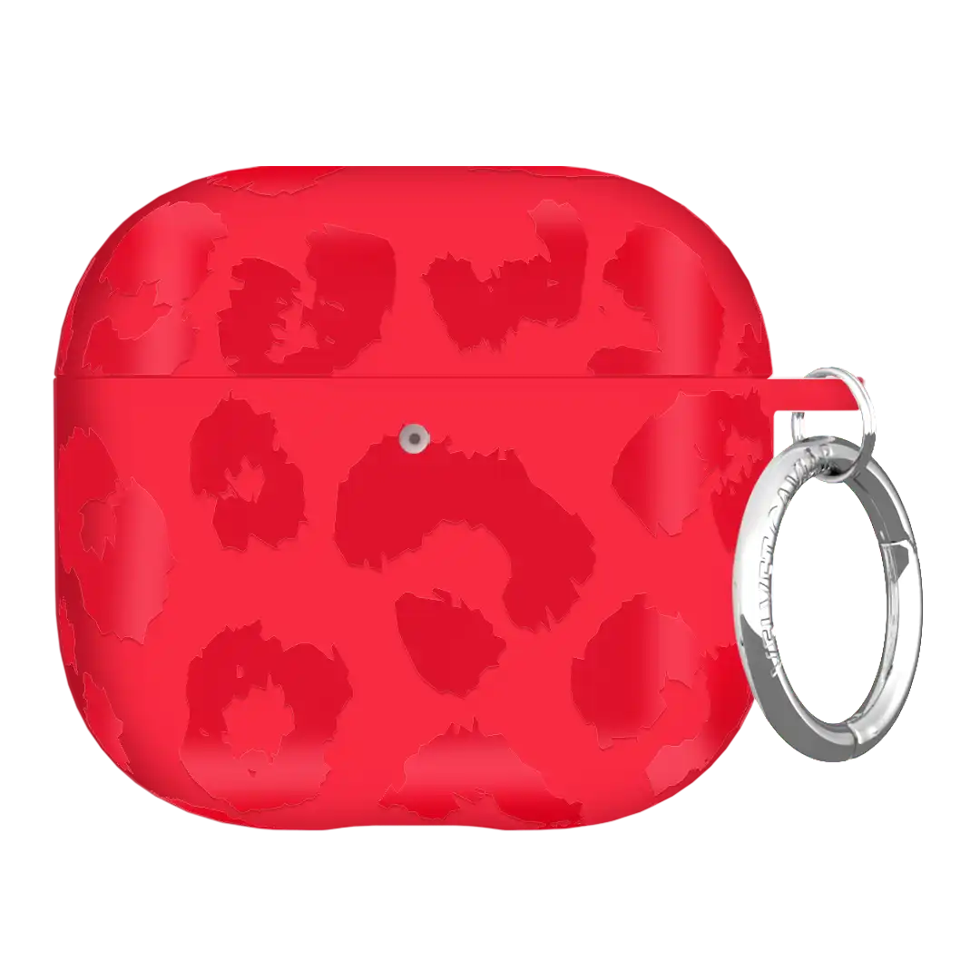 Red Hot Leopard AirPod Case