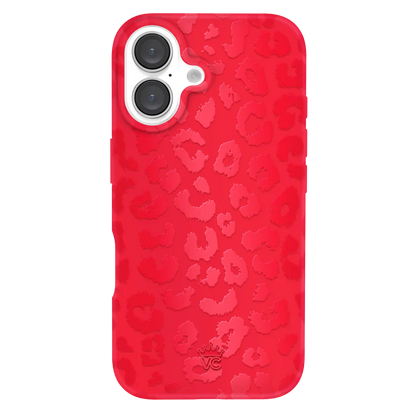 Red Hot Leopard iPhone Case