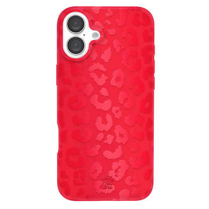 Red Hot Leopard iPhone Case