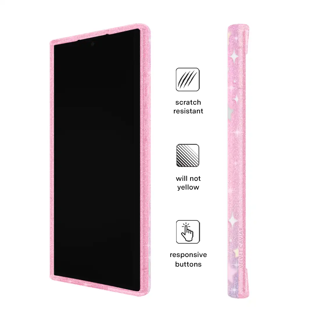 Falling Star Glitter Samsung Case