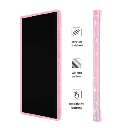 Falling Star Glitter Samsung Case