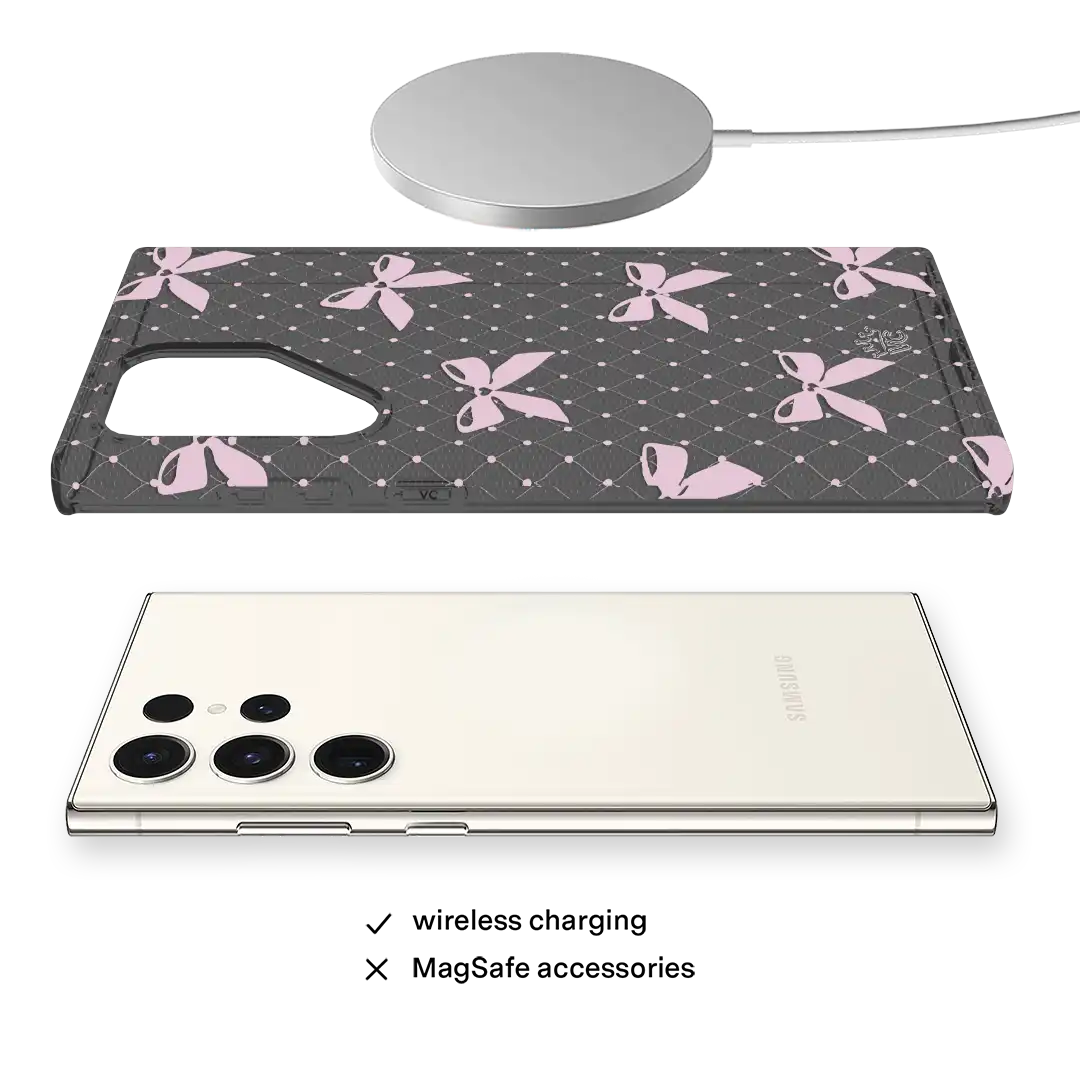 Lacy Pink Bows Samsung Case