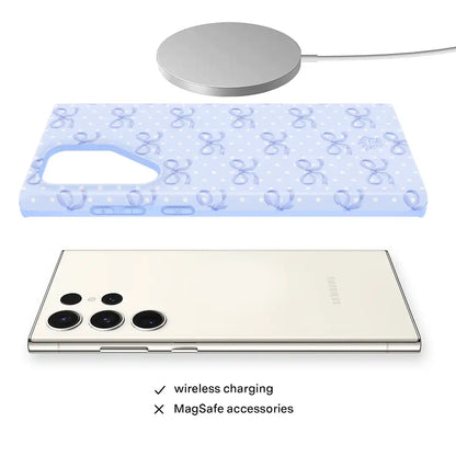 Lovely Blue Bows Samsung Case