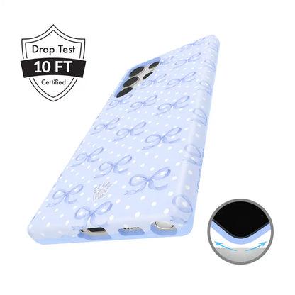 Lovely Blue Bows Samsung Case