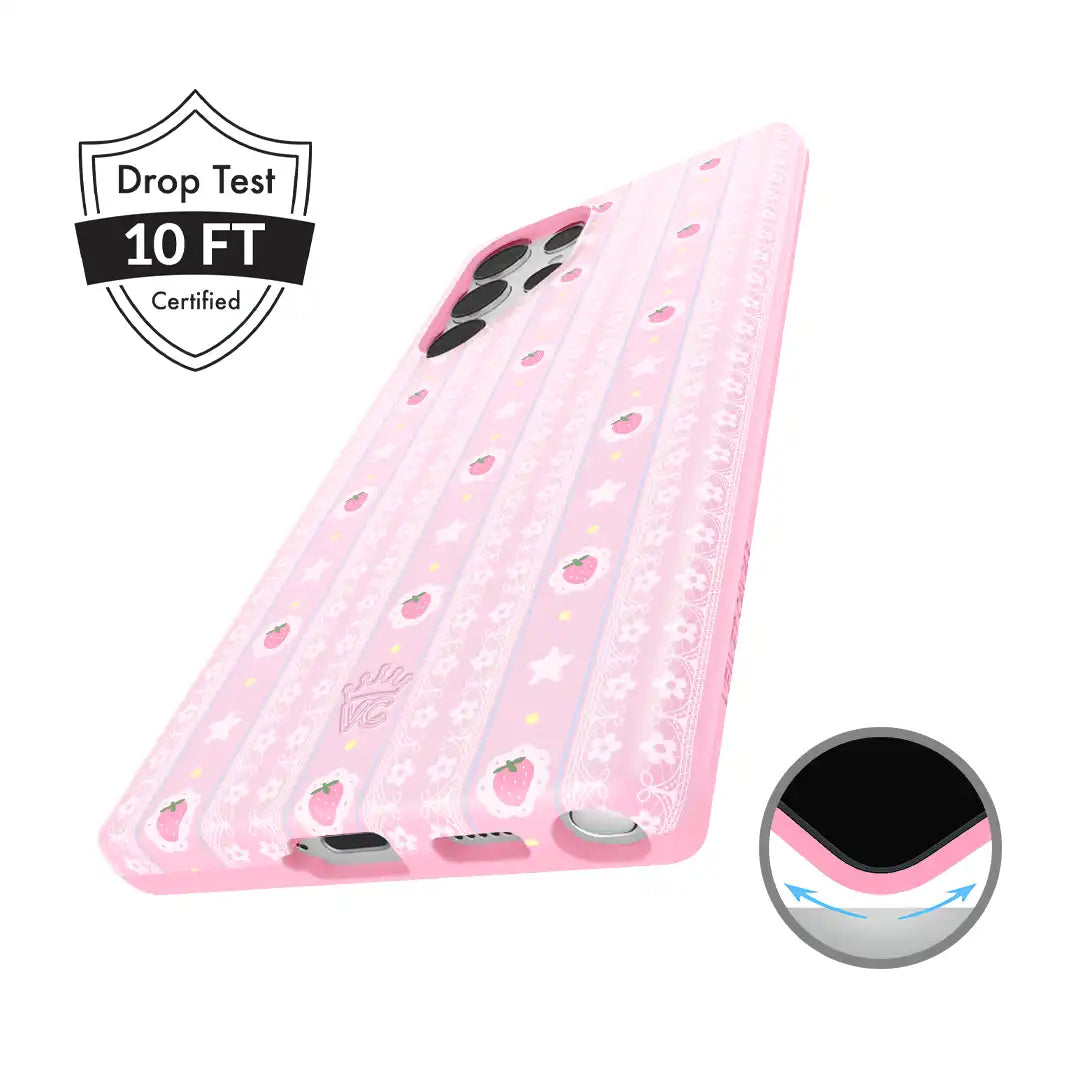 Strawberry Macaron Samsung Case