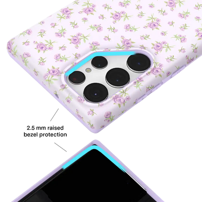 Dainty Lilac Floral Samsung Case