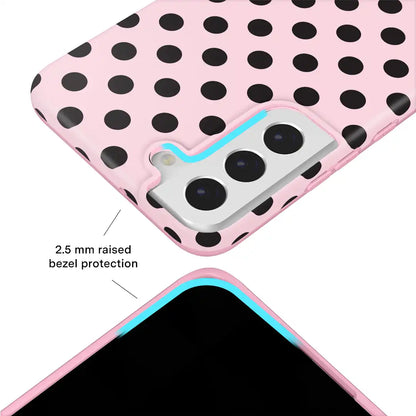 Princess Pink Polka Dot Samsung Case